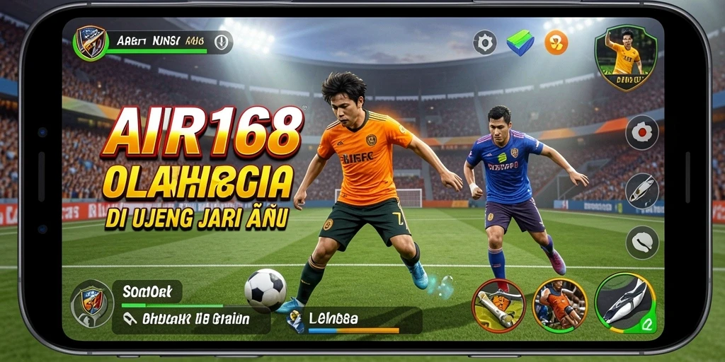 Screenshot gameplay AIR168 menampilkan aksi olahraga yang mendebarkan.