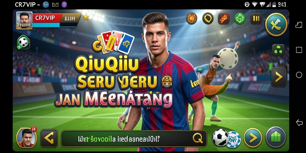 Tampilan gameplay QiuQiu yang seru dan interaktif.