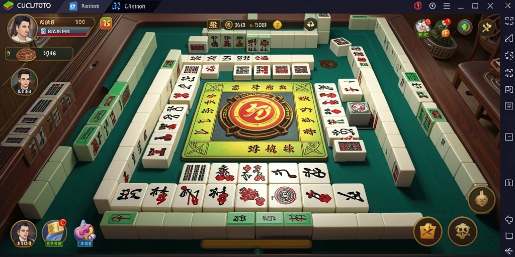 Screenshot gameplay CUCUTOTO menampilkan tantangan Mahjong yang menarik.