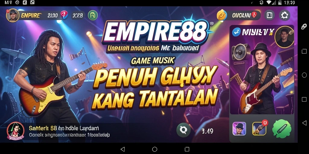 Tampilan gameplay EMPIRE88 dengan berbagai tantangan musik.