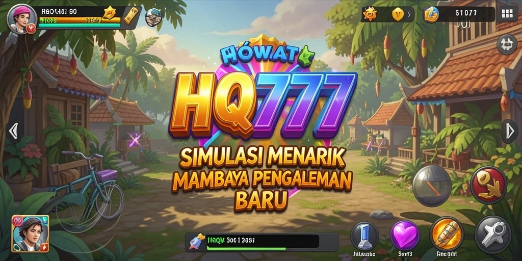 Tampilan screenshot HQ777 menampilkan gameplay Simulation yang mendalam.