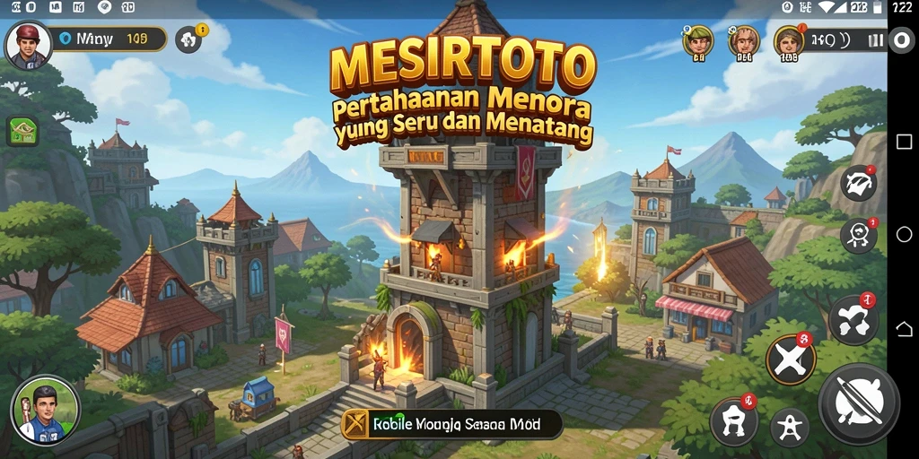 Gameplay seru dan mendebarkan di MESIRTOTO dengan menara pertahanan yang strategis.