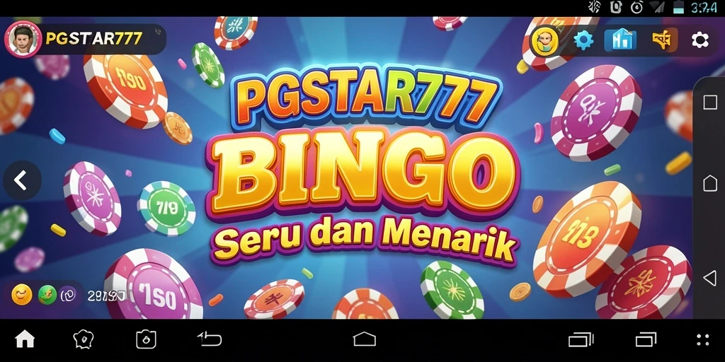 Tampilan permainan Bingo yang menegangkan dan menyenangkan di PGSTAR777.