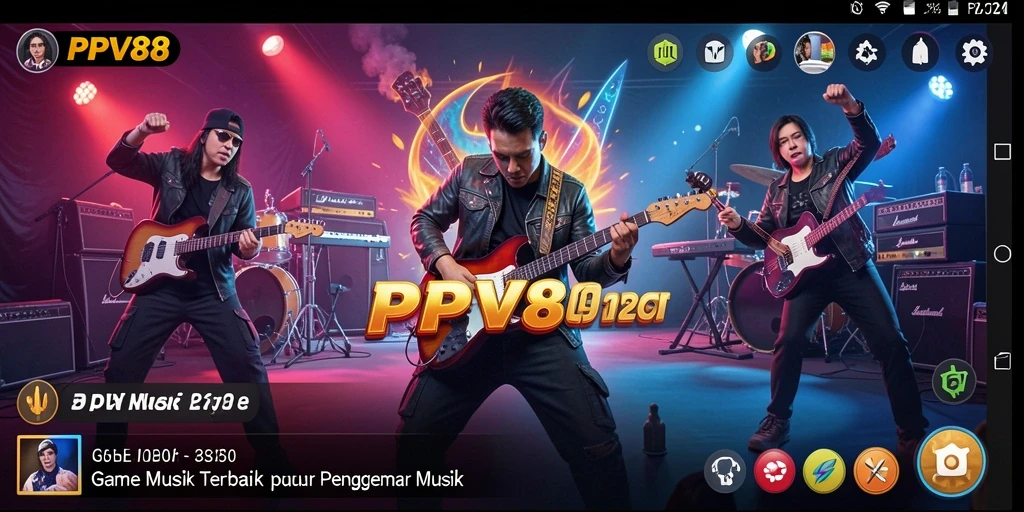 Tampilan menarik saat memainkan gameplay Music PPV88.