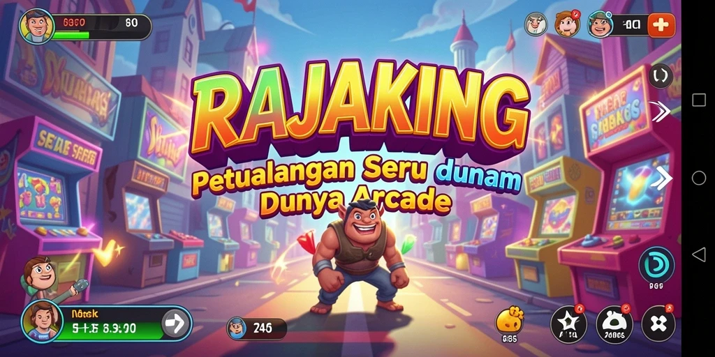 Tampilan menarik dari gameplay RAJAKING yang seru dan penuh tantangan.