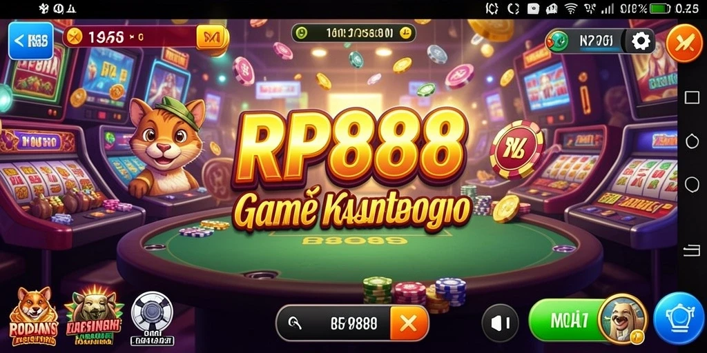 Tampilan menarik dari gameplay Kasino di RP888.