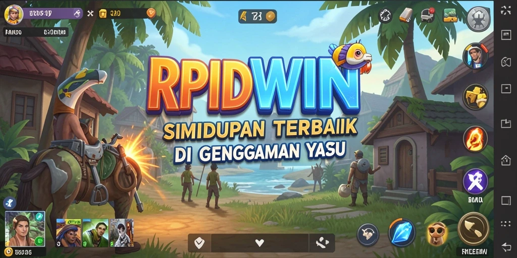 Screenshot RPIDWIN menunjukkan gameplay menarik dan interaksi karakter.