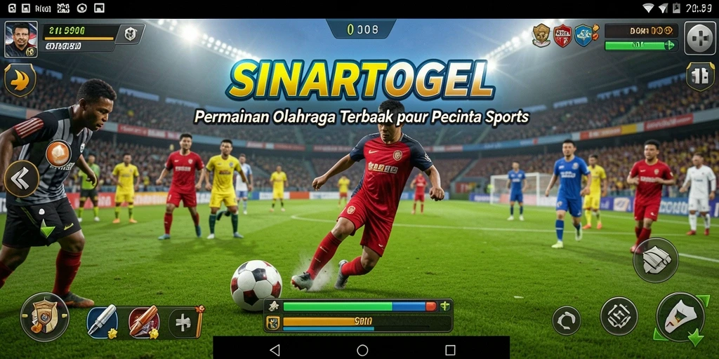 Screenshot gameplay SINARTOGEL menunjukkan aksi seru dalam olahraga.