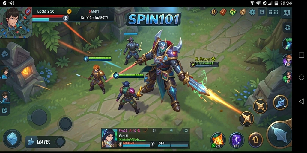 Tampilan gameplay SPIN101 yang seru dan penuh strategi.