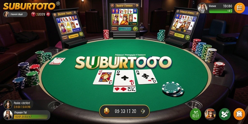 Gameplay seru SUBURTOTO yang memikat dalam poker.