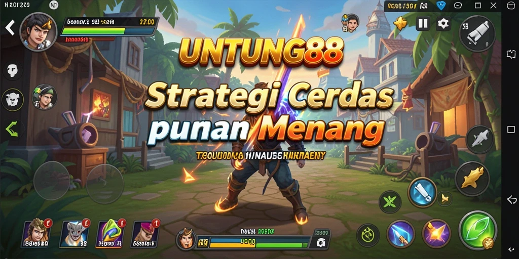 Screenshot UNTUNG88 menampilkan aksi seru dalam permainan strategi.